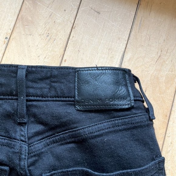 Aritzia Denim Forum Lola High Rise Skinny Black - Picture 8 of 11